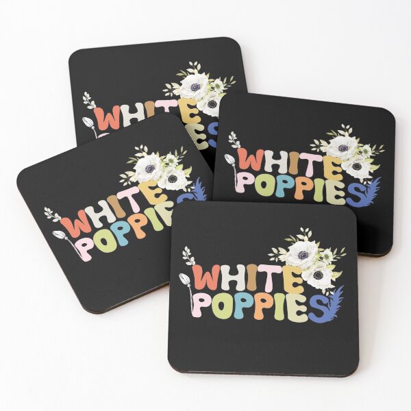 Item preview, White Poppies Peace Sign Hippie Soul Tshirt Flower Lovers Gifts designed and sold by patroart.