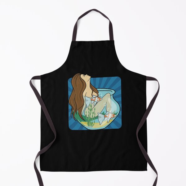 Item preview, Aquarium with mermaid designed and sold by ElBeDesigns.