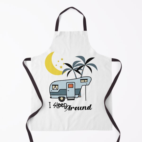 Item preview, Camping Retro Apparel and Home Decor I Sleep Around designed and sold by concettaellis.