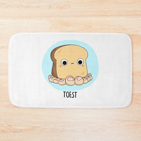 Item preview, Toest with Toes Funny Toast Puns   designed and sold by punnybone.