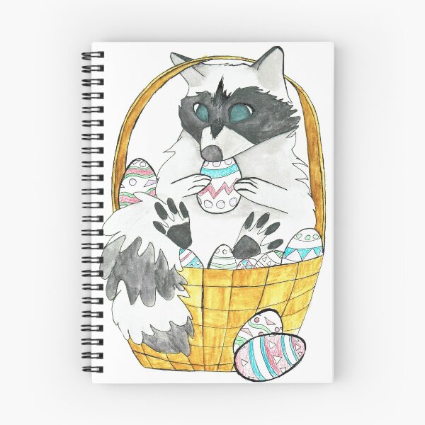 Item preview, Mapache en una canasta designed and sold by RustysCorner.