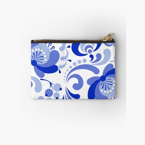 Item preview, LUXURY FFLORAL PATTERN BLUE MUG-CERAMIC DECORATION FOR CUP designed and sold by lotees.