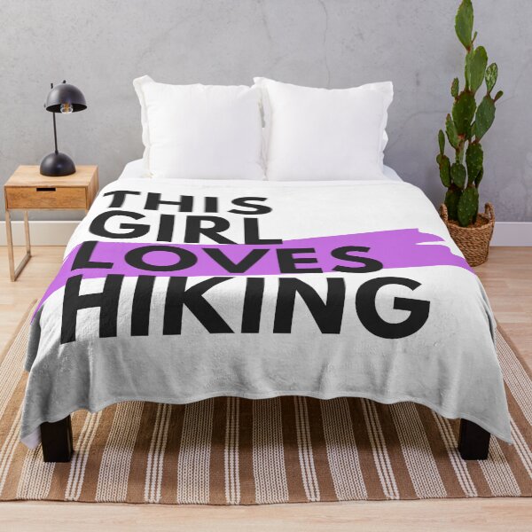 Item preview, This girl loves hiking designed and sold by TheGreenGoat.
