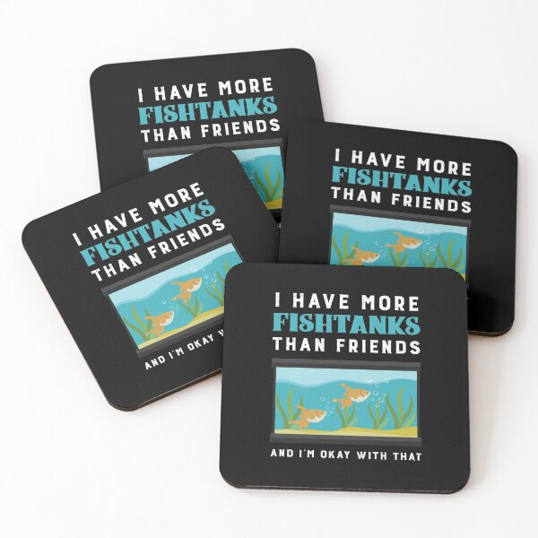 Item preview, More aquariums than friends designed and sold by ElBeDesigns.