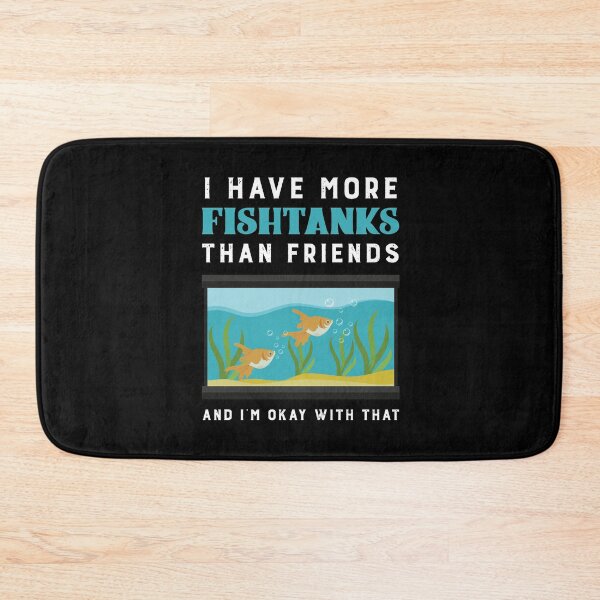 Item preview, More aquariums than friends designed and sold by ElBeDesigns.