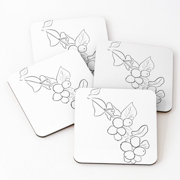 Item preview, garden berries flower farm snowberry designed and sold by Olya Kubeeva.