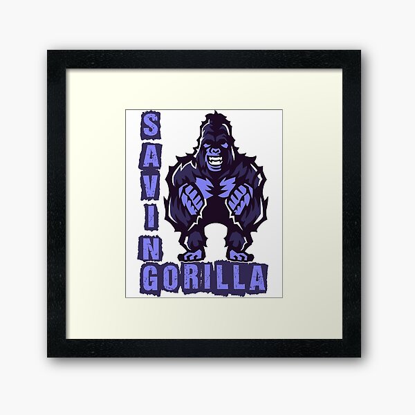 Vista previa del artículo con la obra «Salvando al gorila - Gorilla Fund», diseñado y vendido por mehdi-bianco.