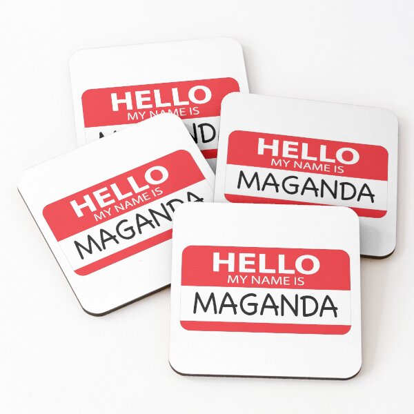 Item preview, Copy of Hello My Name is Maganda - Funny Filipina Design designed and sold by mjdragonfly.