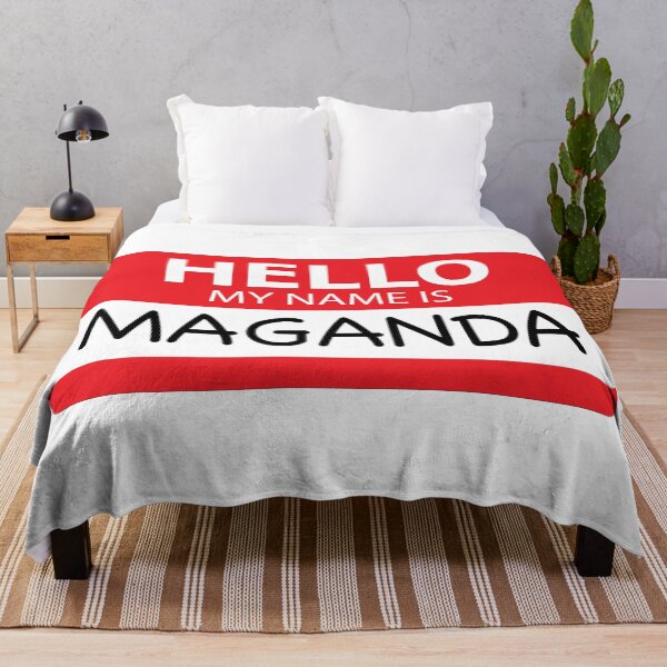 Item preview, Copy of Hello My Name is Maganda - Funny Filipina Design designed and sold by mjdragonfly.