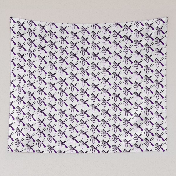 Item preview, Black and Purple Ombré Scissors and Comb  designed and sold by Dalaura.