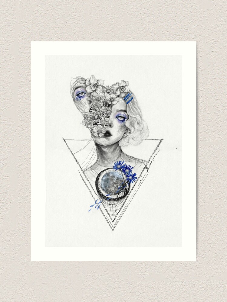 Alternate view of Virgo Art Print