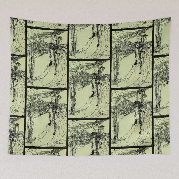 Item preview, Jessie M. King - “But stood turn’d sideways, listening.” designed and sold by VelcroFathoms.