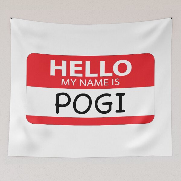 Item preview, Hello My Name is Pogi - Funny Filipino Design designed and sold by mjdragonfly.