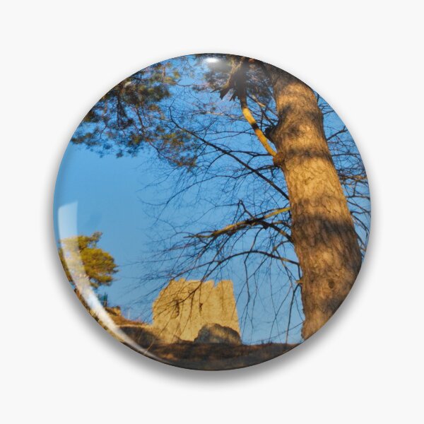 Item preview, Lichtenegg castle ruins in the evening sun designed and sold by frankuffmann.