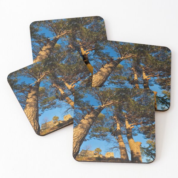 Item preview, Lichtenegg castle ruins in the evening sun designed and sold by frankuffmann.