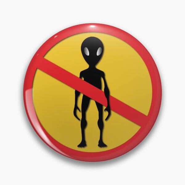 Item preview, Forbidden Alien designed and sold by ProhibitionStickers.