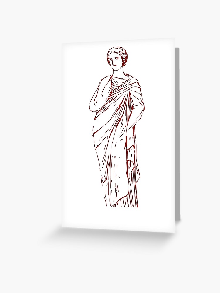 Mnemosyne Gottin Der Erinnerung Grusskarte Von Tregenza Redbubble