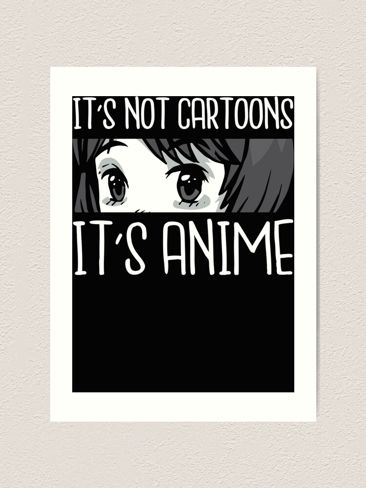 "Anime Gril Sprüche Lustige Animes Cartoon Comic" Art Print by AvantHei