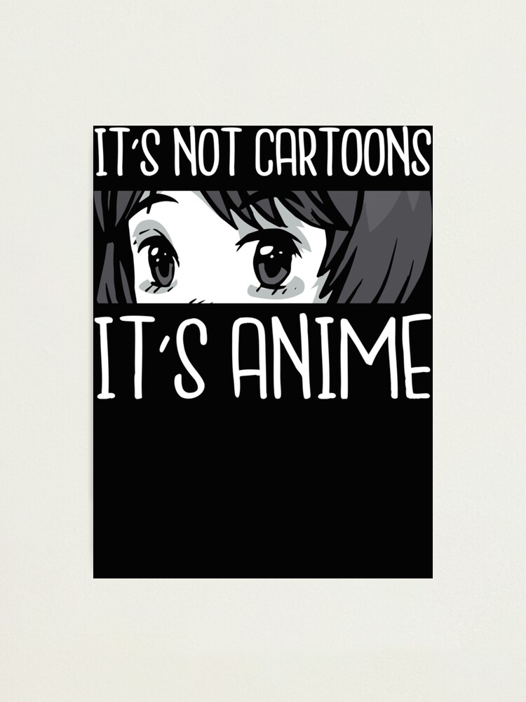 "Anime Gril Sprüche Lustige Animes Cartoon Comic" Photographic Print by
