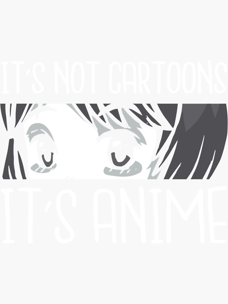 "Anime Gril Sprüche Lustige Animes Cartoon Comic" Sticker by AvantHei