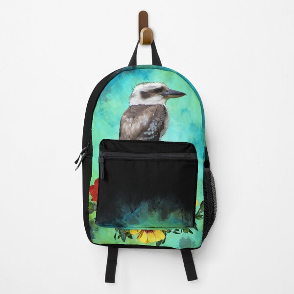 Item preview, kookaburra with flowers. designed and sold by koalas1414.