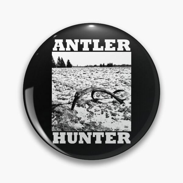 Item preview, Deer Shed Hunter Antler Hunting Season 2021 B&W Photography designed and sold by reddeercom.
