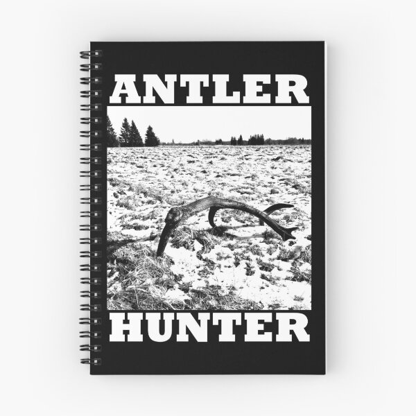 Item preview, Deer Shed Hunter Antler Hunting Season 2021 B&W Photography designed and sold by reddeercom.