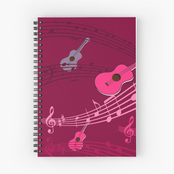 Item preview, Ukulele music notes pattern designed and sold by DeliriousSteve.