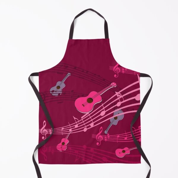 Item preview, Ukulele music notes pattern designed and sold by DeliriousSteve.
