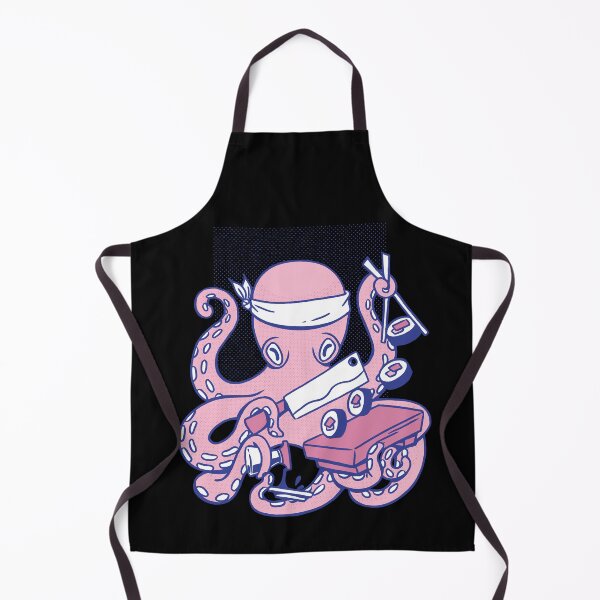Item preview, Octopus Octopus Sushi Chef Cook designed and sold by ElBeDesigns.