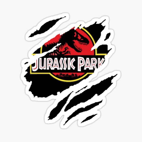 Jurassic Park Stickers Redbubble