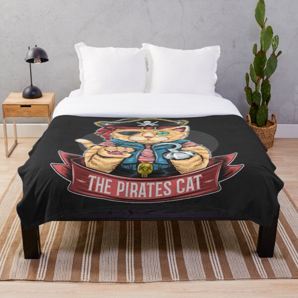 Artikelvorschau, Die Piratenkatze – lustige Kunst entworfen und verkauft von blockshop.