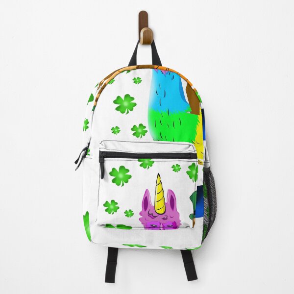 Item preview, Leprechaun Sloth Riding Rainbow Llama Unicorn St Patricks  designed and sold by Leslie Smith.