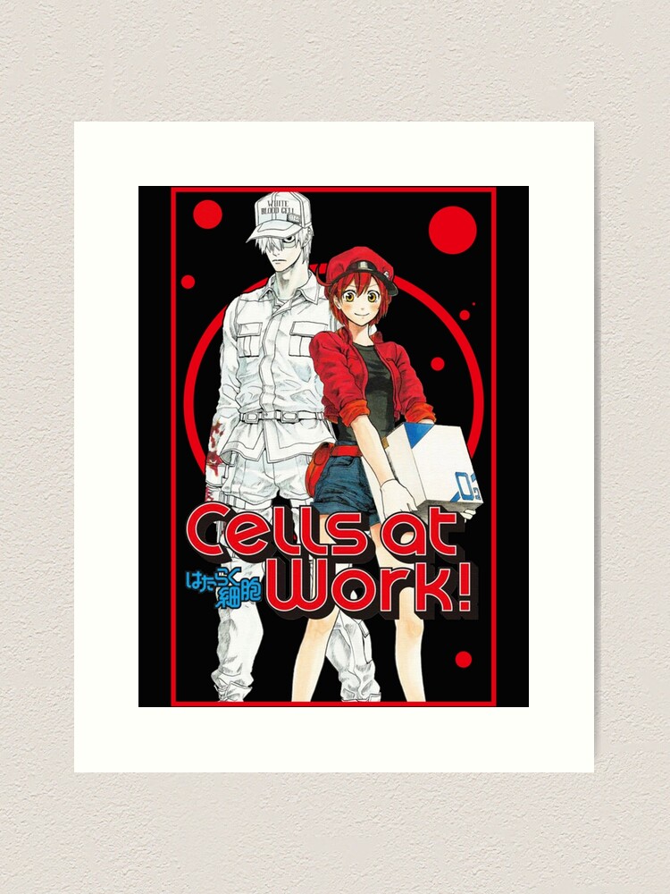 Anime Manga Cells at Work Characters! Art Print for Sale by AvantHei