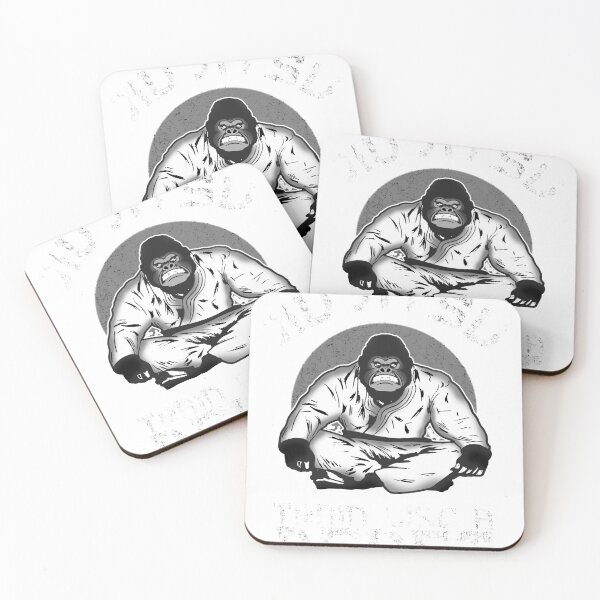 Item preview, Train Like A Beast Gorilla Jiu-Jitsu MMA BJJ Grappling Judo designed and sold by Leslie Smith.