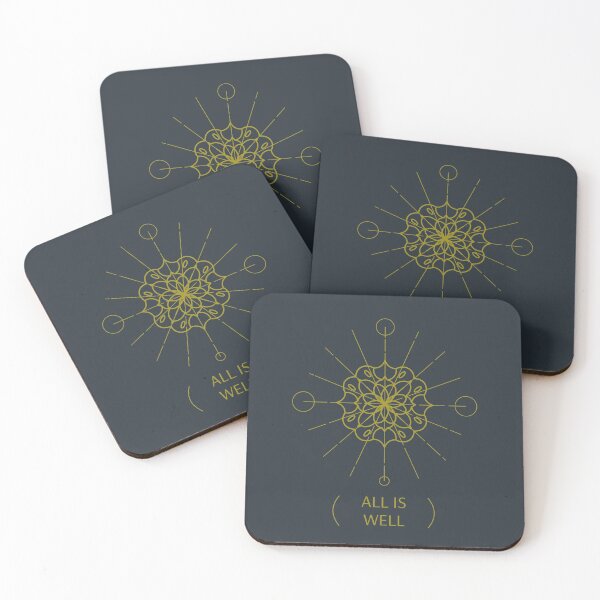 Item preview, All Is Well mandala zen quote spiritual gifts designed and sold by KiriBrero.