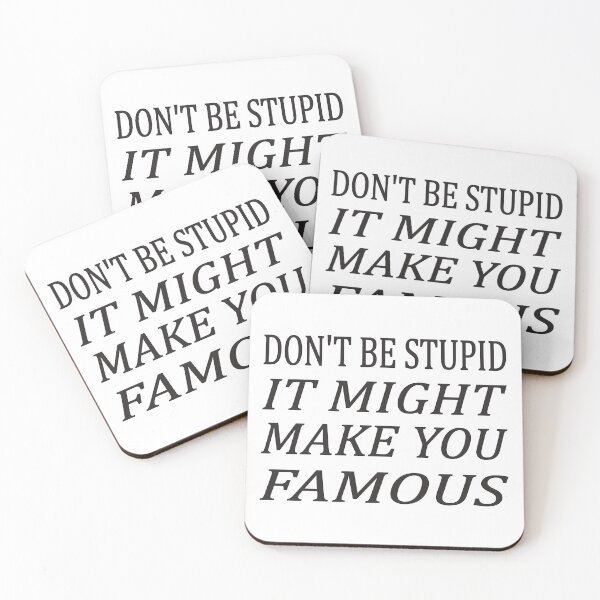 Item preview, stupid but famous designed and sold by kikinafashion.