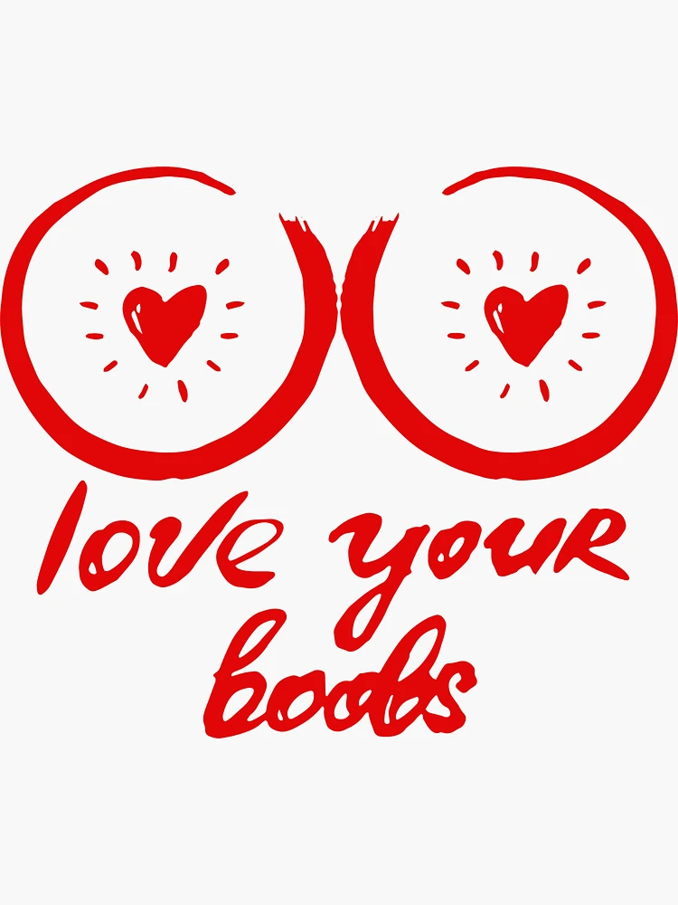 Love Your Boobs: vetor stock (livre de direitos) 329580584