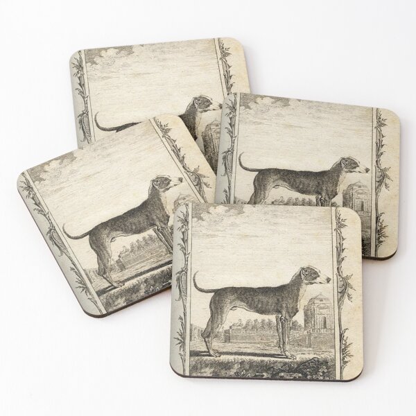 Item preview, Danish Dog Vintage book plate illustration designed and sold by Vintage Designs +.