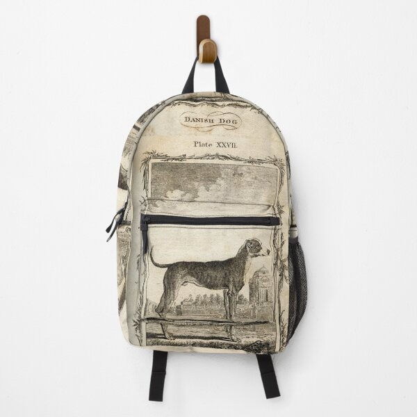 Item preview, Danish Dog Vintage book plate illustration designed and sold by Vintage Designs +.