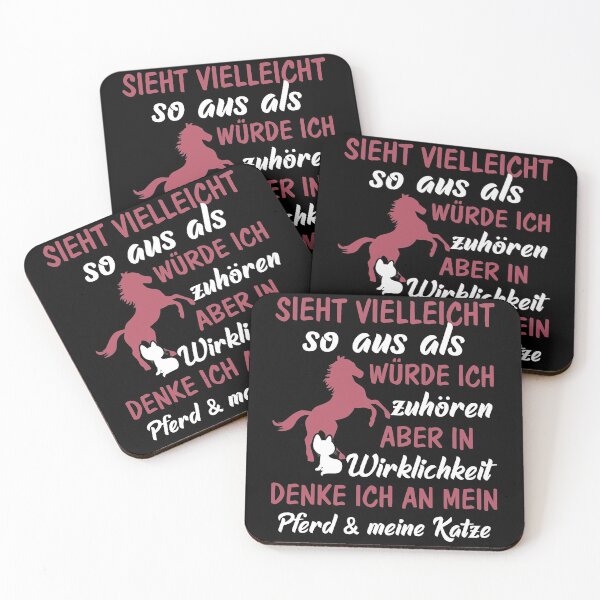 Artikelvorschau, Ich denke an mein Pferd & meine Katze entworfen und verkauft von noahs-shop.