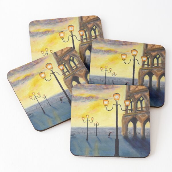 Item preview, Lowry Meets Venice. Acrylics on board, an original artwork. designed and sold by JonDelorme.