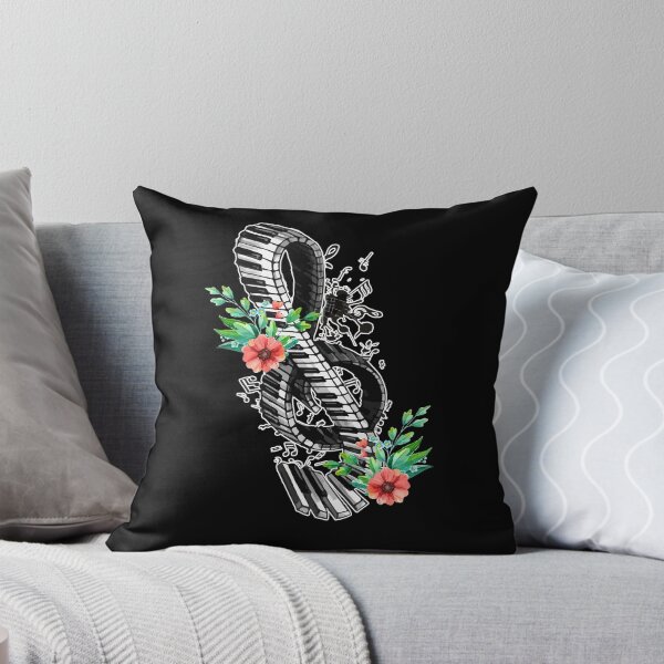 Item preview, Piano Keys Notes Flowers Music Botanist designed and sold by Dressed For  Duty.
