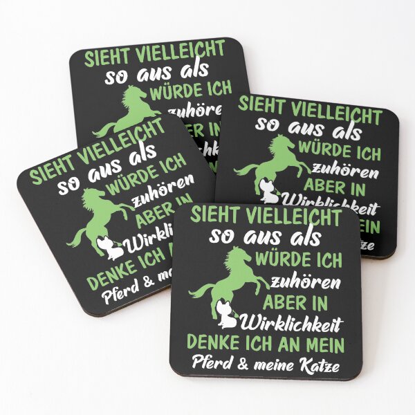 Artikelvorschau, Ich denke an mein Pferd & meine Katze entworfen und verkauft von noahs-shop.
