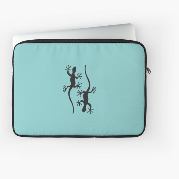 Two black geckos Laptop Sleeve