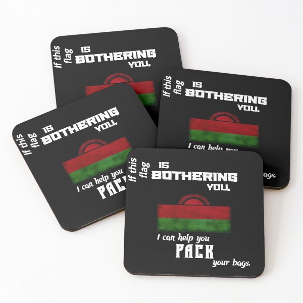 Item preview, Malawian flag - pack your bags designed and sold by 2Girls1Shirt.