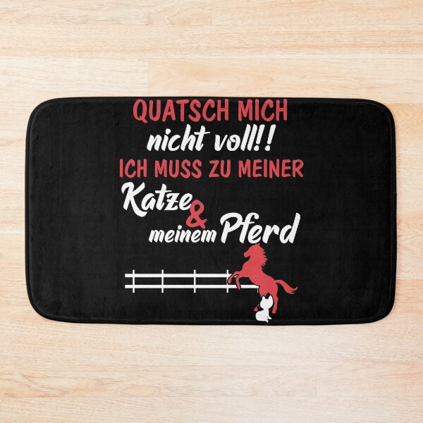 Artikelvorschau, Ich muss zu meiner Katze & meinem Pferd entworfen und verkauft von noahs-shop.