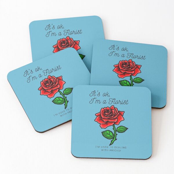 Item preview, It's ok, I'm a Florist - Red Rose designed and sold by BlossomByAnna.