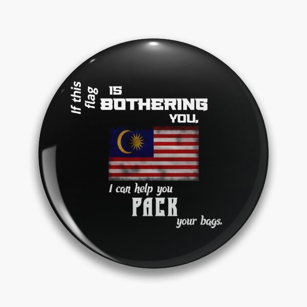 Item preview, Malaysian flag - pack your bags designed and sold by 2Girls1Shirt.