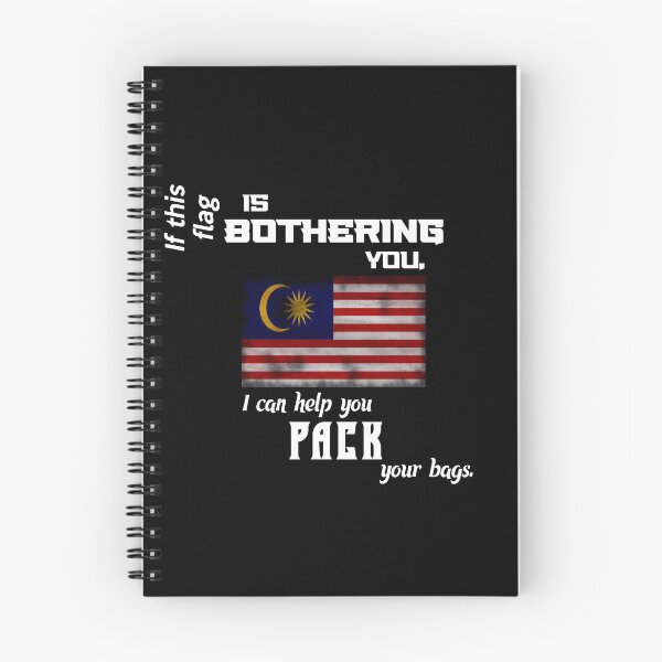 Item preview, Malaysian flag - pack your bags designed and sold by 2Girls1Shirt.